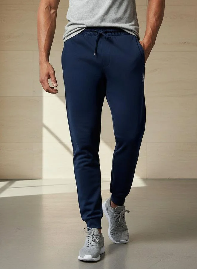 آكتف Men Regular Fit Joggers with Pockets